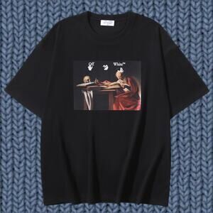Off-white Men's Black Short Sleeve T-Shirt